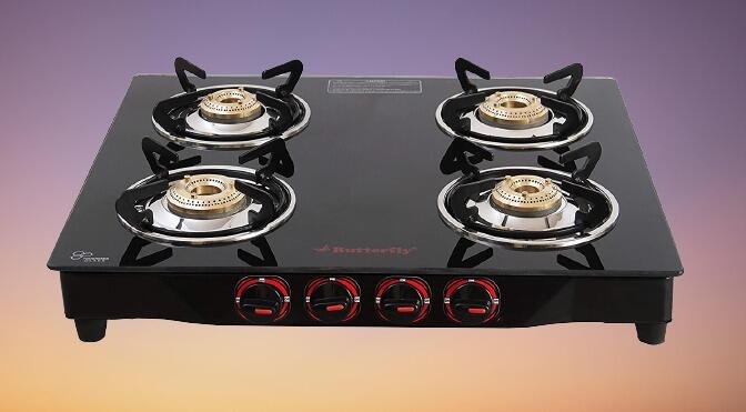 Butterfly gas stove